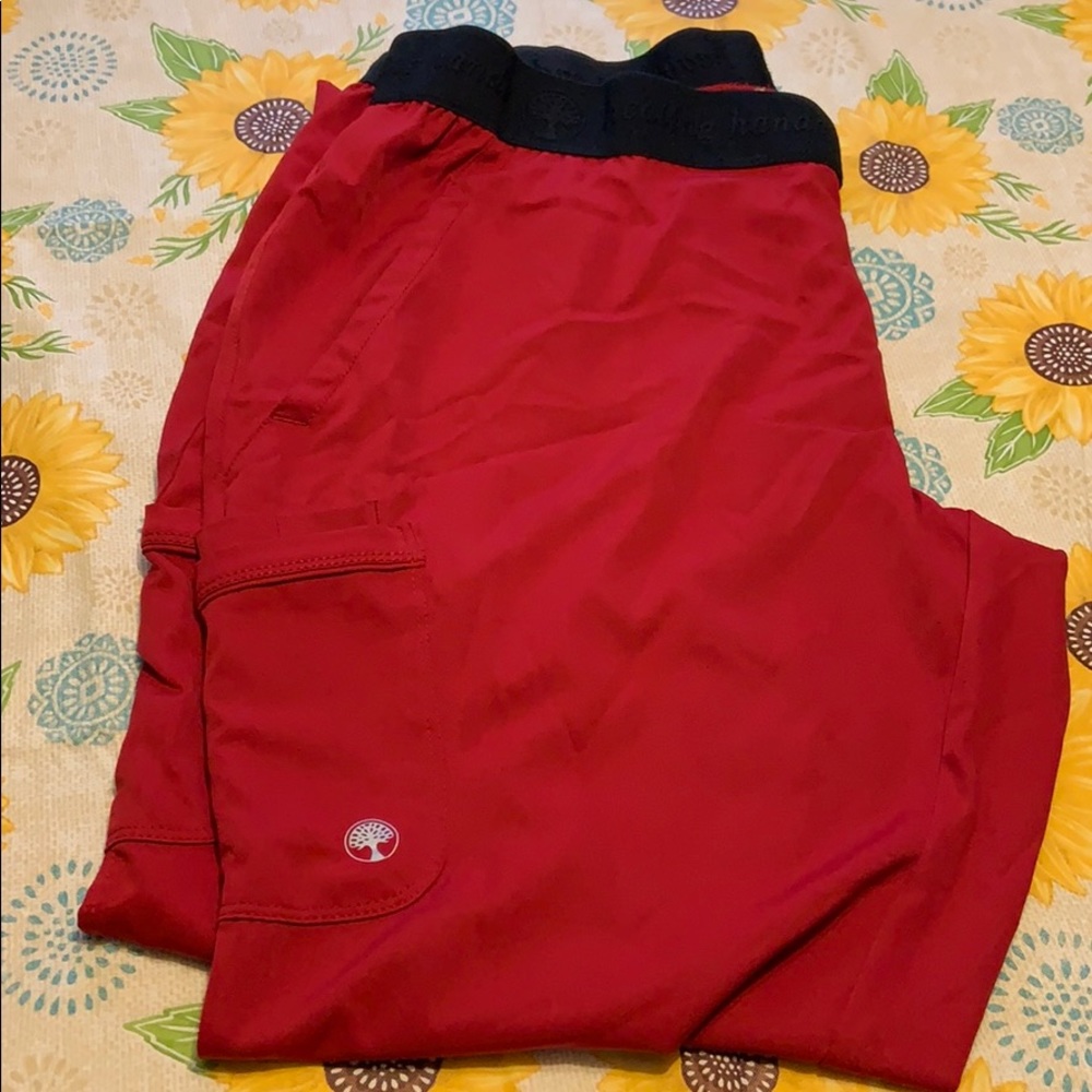 Healing Hands brand scrub pants